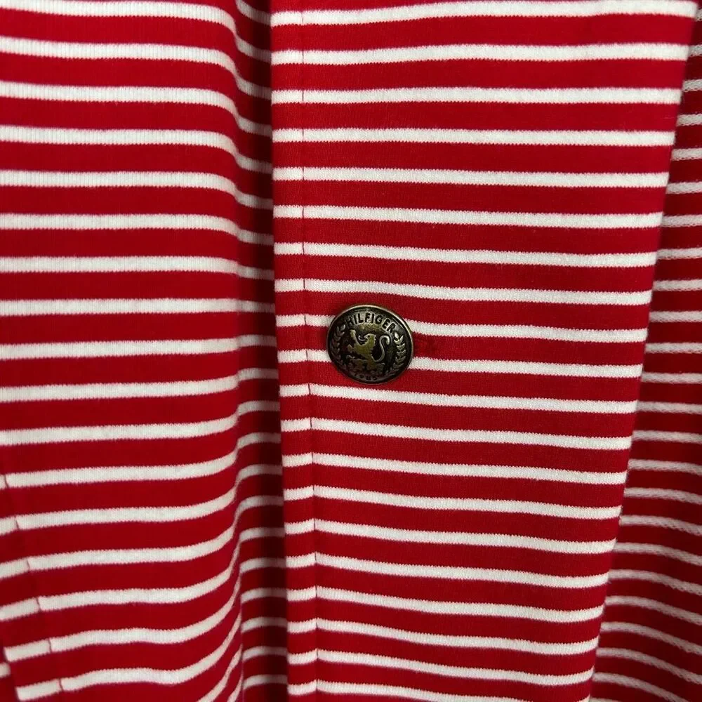 Tommy Hilfiger Womens Jacket XL Stripe Nautical Military blazer holidays - Picture 5 of 12